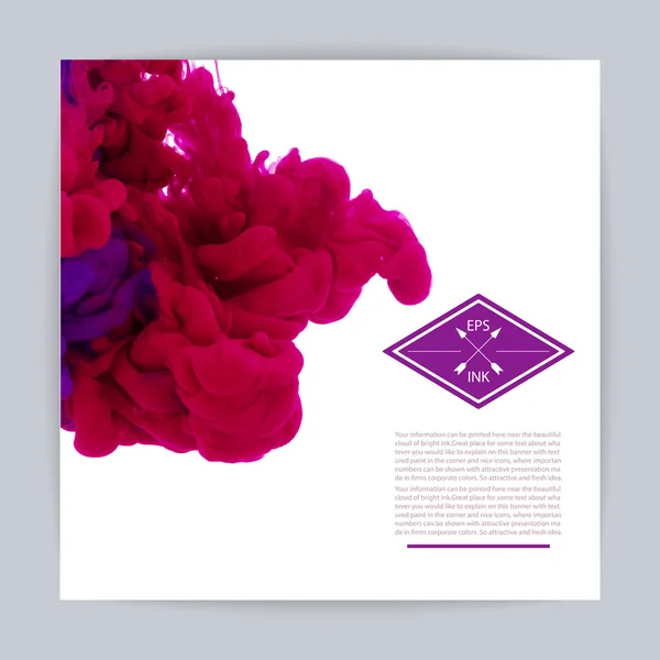 suyla dönen kırmızı mürekkep