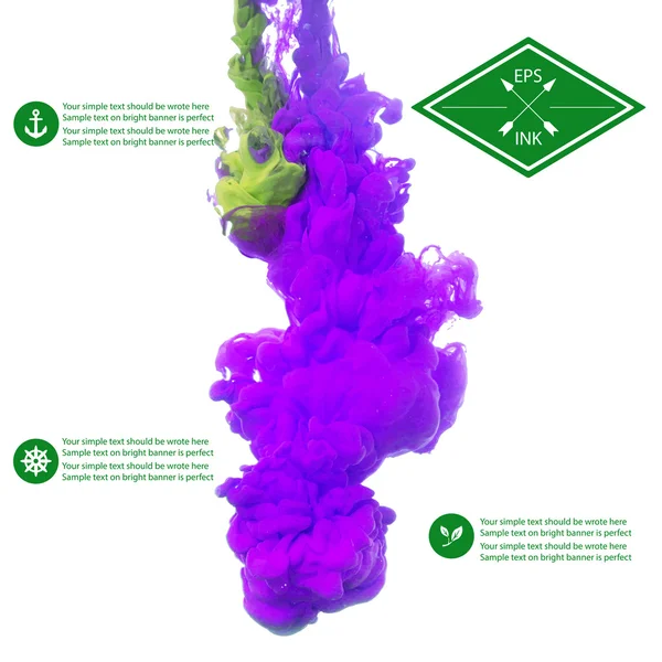 suyla dönen mürekkep