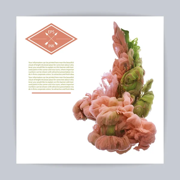 Pembe ve yeşil mürekkep