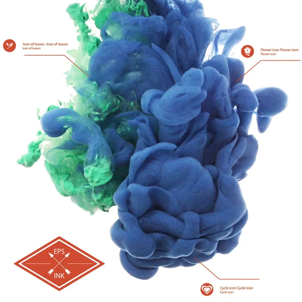 suyla dönen mürekkep