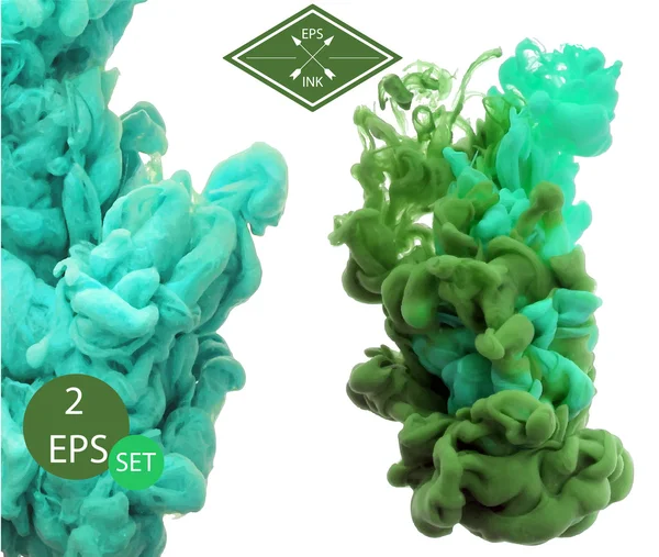 suyla dönen mürekkep.