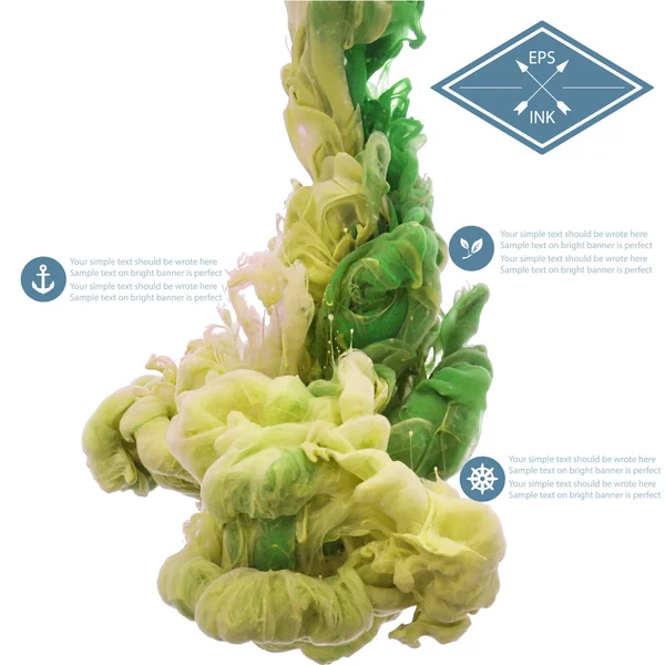 suyla dönen mürekkep