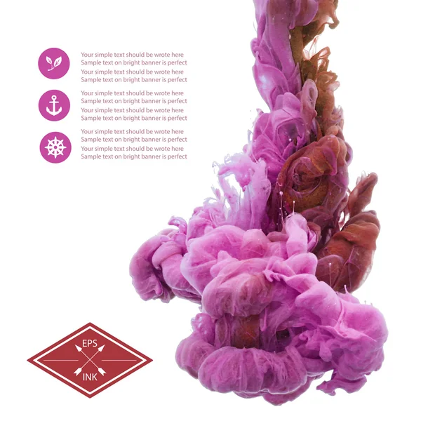 suyla dönen mürekkep