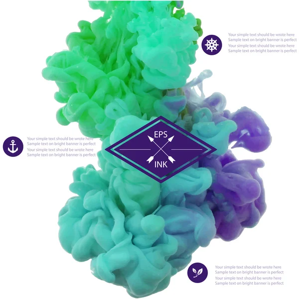 suyla dönen mürekkep