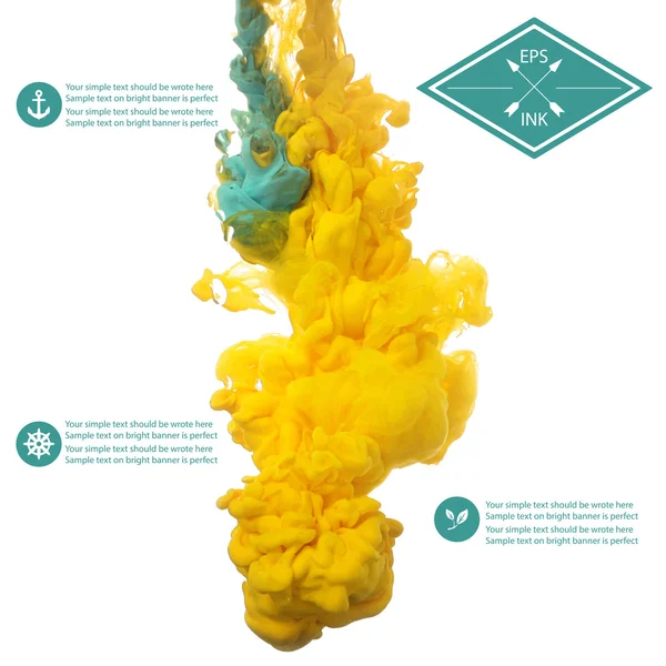 suyla dönen mürekkep