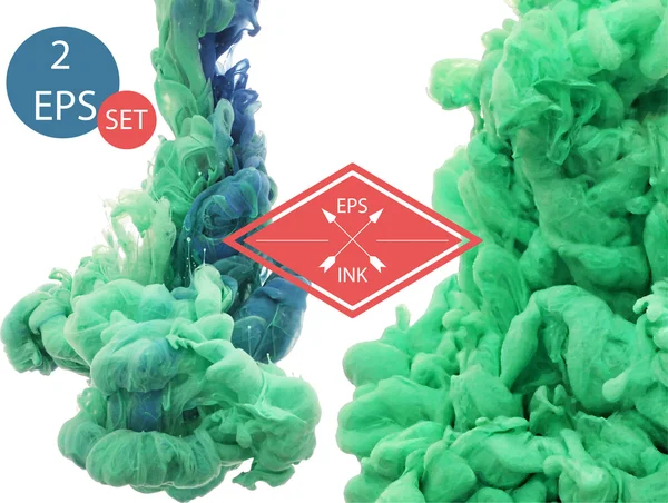 suyla dönen mürekkep.