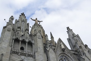 İsa heykeli. Tibidabo