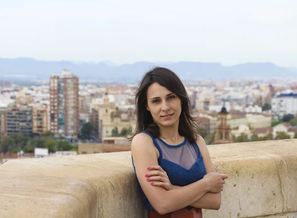 It's cool on the top of Valencia — Stock Photo, Image