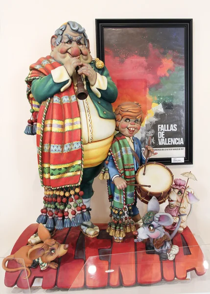 Valencia, İspanya - 23 Eylül 2014: Müzesi Faller. Şekil - astar Premi, sanatçı - J. Martinez Molla.