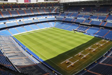 Madrid, İspanya - 18 Eylül: Stadyumda royal club Real Madrid - Santiago Bernabeu