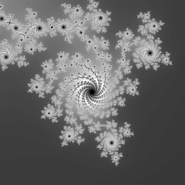 Siyah ve beyaz spiral — Stok fotoğraf