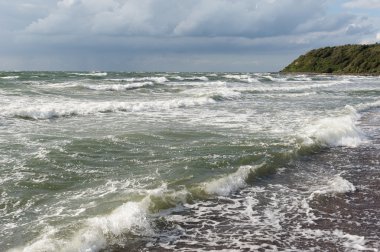 Daha önce Hiddensee ada dalgalar