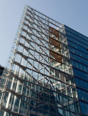 Berlin'de bina modern yüksek katlı