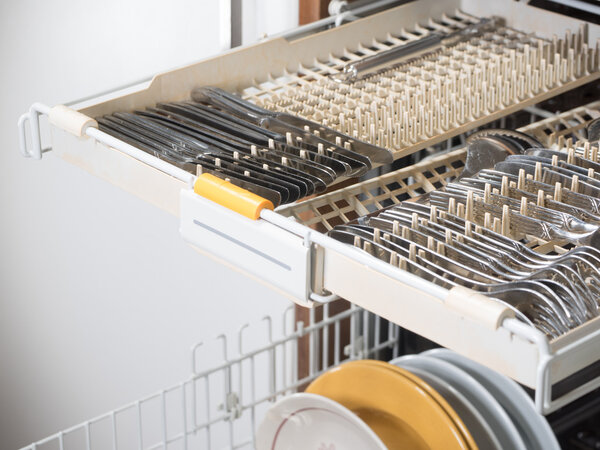 open dishwasher