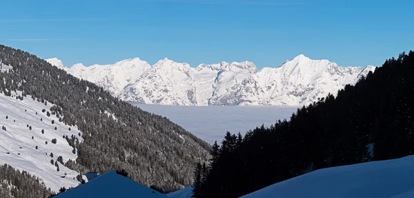Bergpanorama in den Alpen — Stockfoto