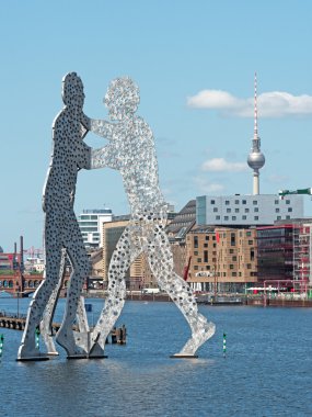 public Sculpture Molecul Man clipart