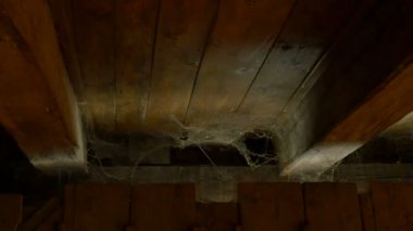 Tavan arasında örümcek ağı