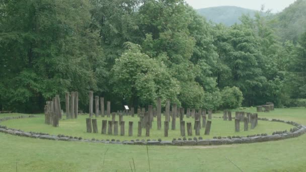 Sarmizegetusa Regia Santuario — Vídeo de stock