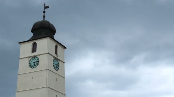 Torre Medieval Time Lapse — Vídeo de Stock