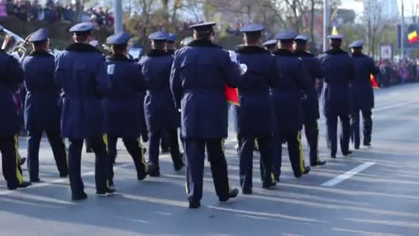 Militaire Fanfare — Stockvideo