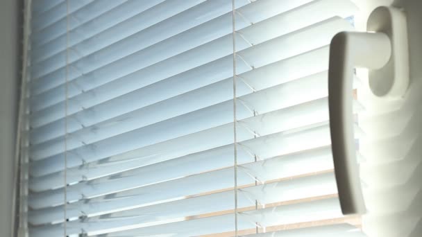 Window Blinds Up — Stock Footage Window Blinds Up Stock Video