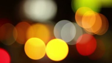 Gece araç Bokeh