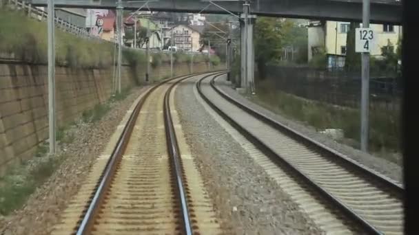 Running Railroad — Stock Video