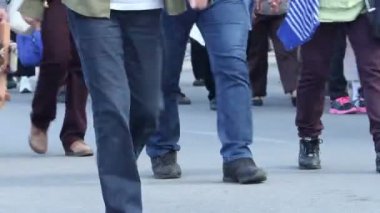 İnsanların Yürüyüş Büyük Yoğunluğu