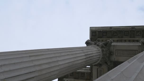 Colonnes corinthiennes de bâtiment d'ordre — Video