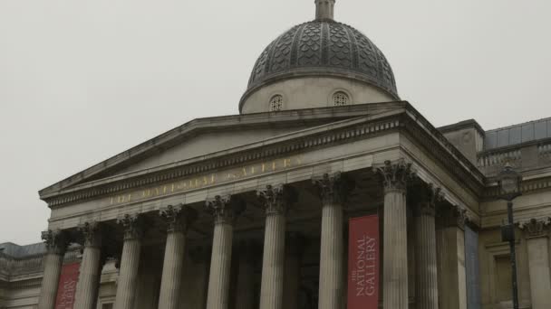 Palazzo della Galleria Nazionale di Londra — Video Stock