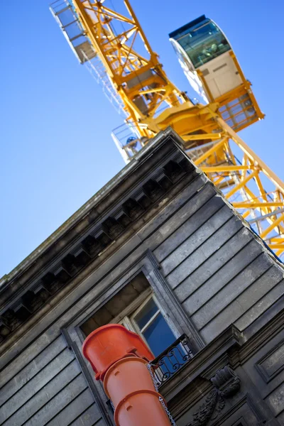 Facade on a restoration site — Stock Photo, Image