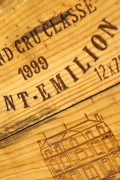 Bordeaux wine label — Stock Photo, Image