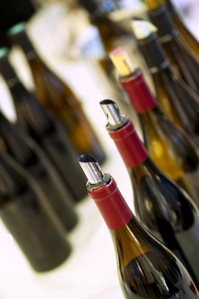 Butelek wina — Zdjęcie stockowe
