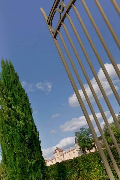 Entrance Portal Wine Castle Village Emilion — Stock Photo, Image