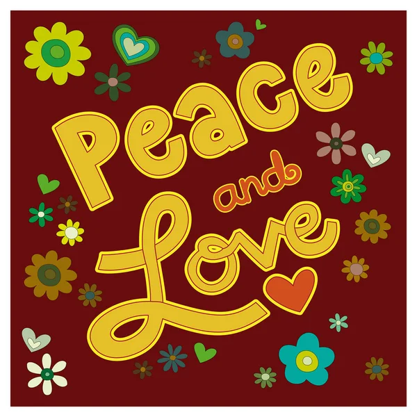 Ειρήνη Και Αγάπη Φόντο — Διανυσματικό Αρχείο
