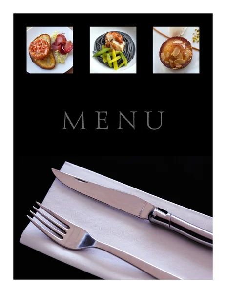 Menu – stockfoto