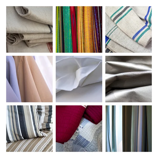 Kolaż tkaninowy — Zdjęcie stockowe