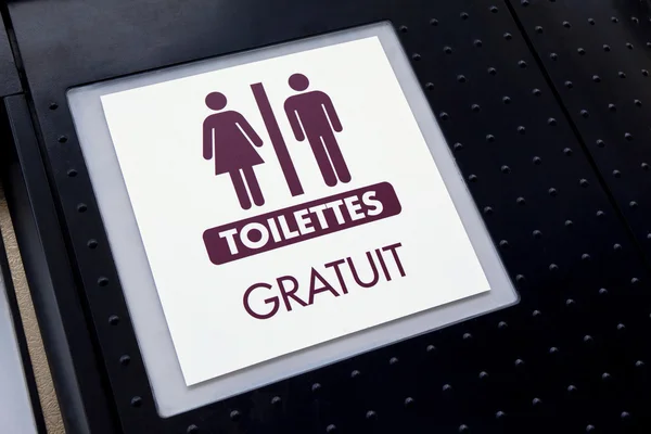 WC sign — Stock Photo, Image