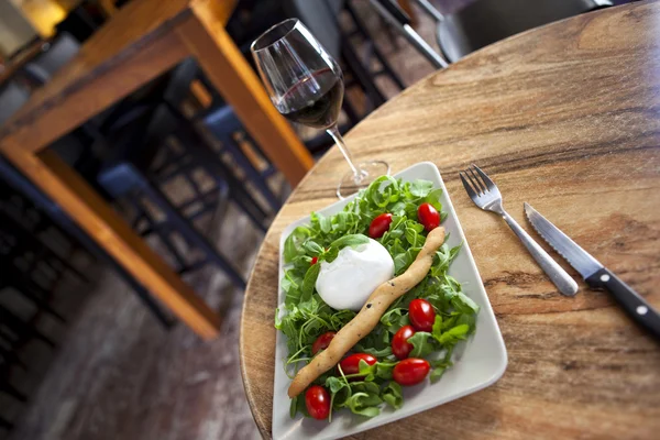 Salada Mozzarella — Fotografia de Stock