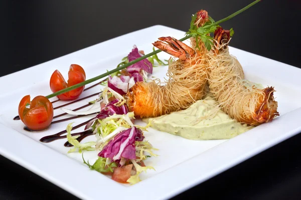 Shrimp salad — Stock Photo, Image