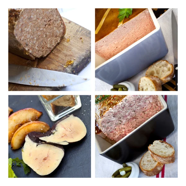 French paste and foie gras — Stock Photo, Image