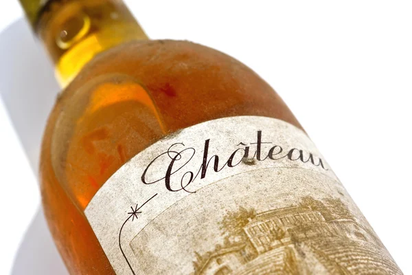 Tatlı beyaz şarap şişe