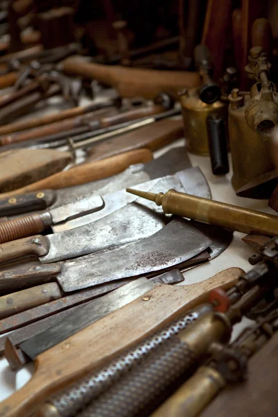 Old Tools Flea Market — Stock Photo, Image