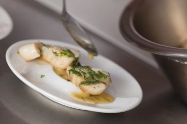 Saint-Jacques pişirme