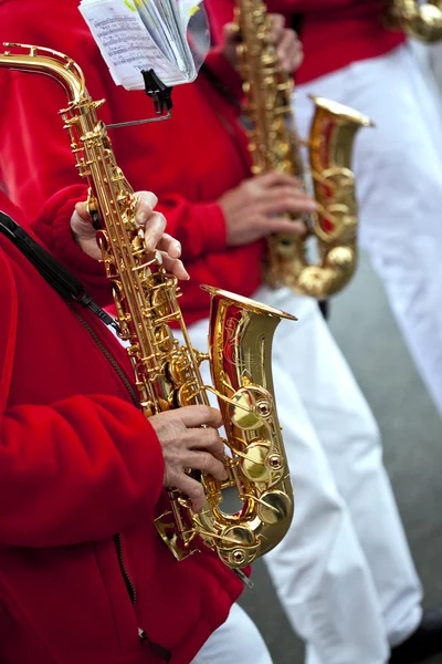 Saxofonistas — Foto de Stock