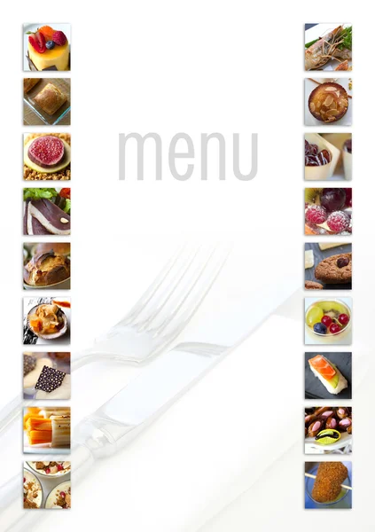 Menu — Stockfoto