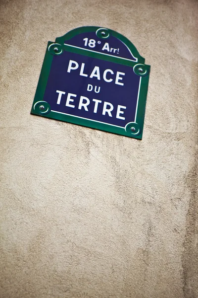 Place du Tertre entfernt — Stockfoto