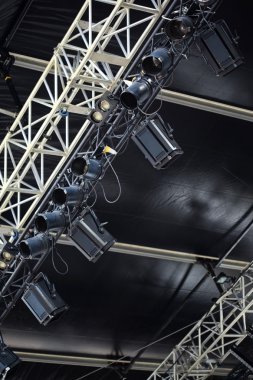 sahne sahne ışıkları