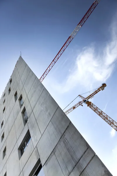 Building Cranes Construction Site Bordeaux France — Stock Photo, Image