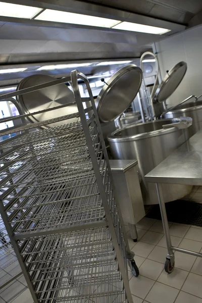 Professionelle Küche Einer Kantine Für Ein Krankenhaus — Stockfoto